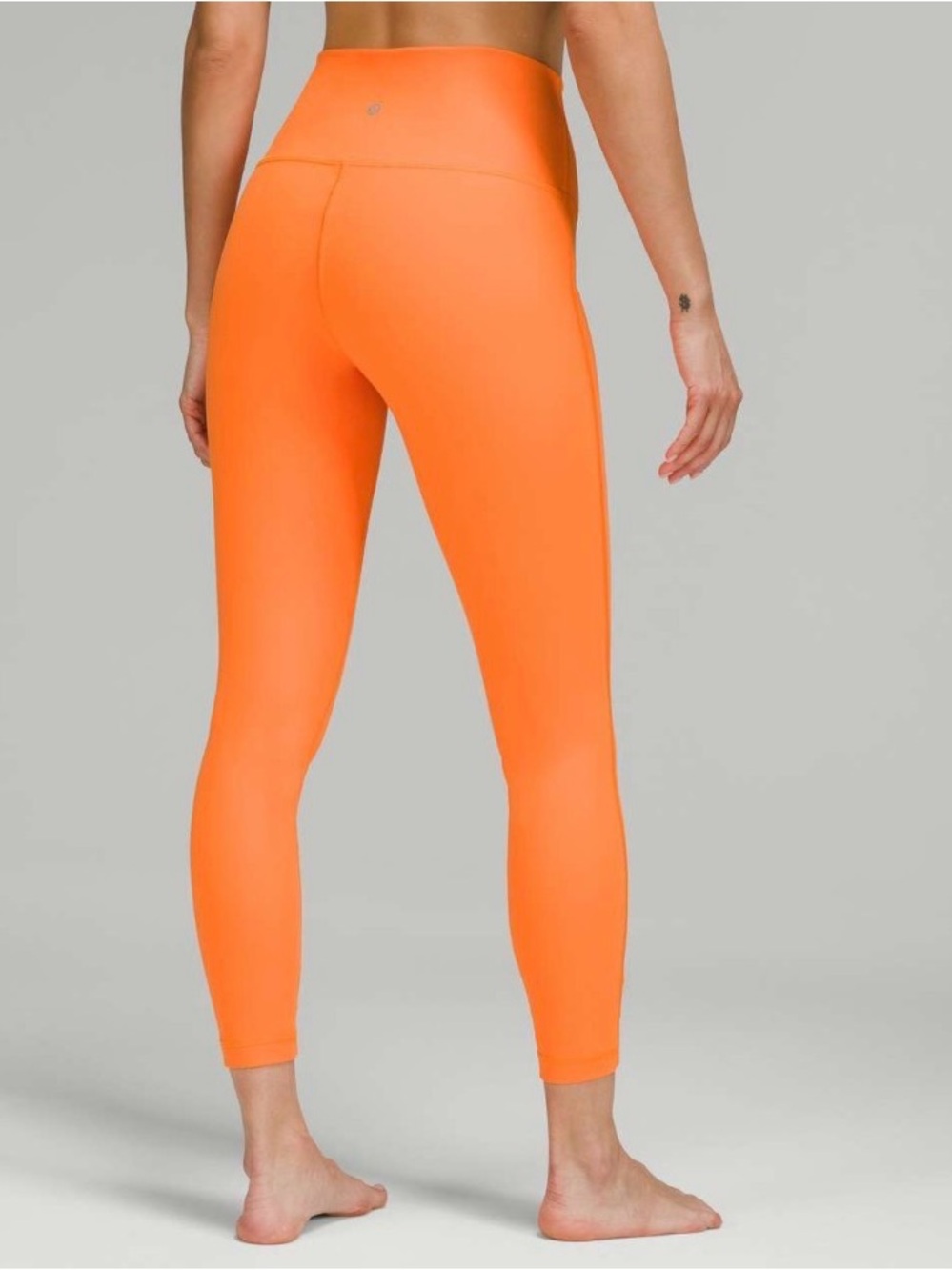 Lululemon Wunder Under High-Rise Tight 25" Orange Soda Size 6